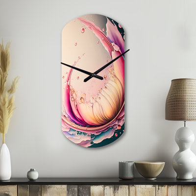Horloge murale en tulipe Denic
