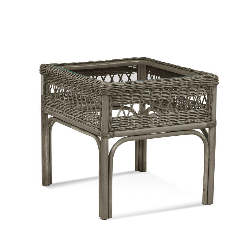Nassau End Table, 22" H x 26" W x 22" D, Pacific