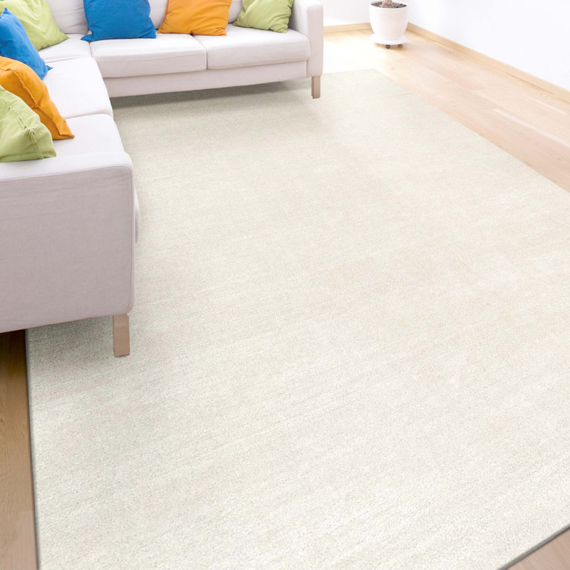 Hand Knotted Area Rug in Taupe