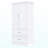 Tall Bathroom Storage Cabinet, Cabinet With Two Doors And Drawers, Adjustable Shelf, MDF Board, White-142612621