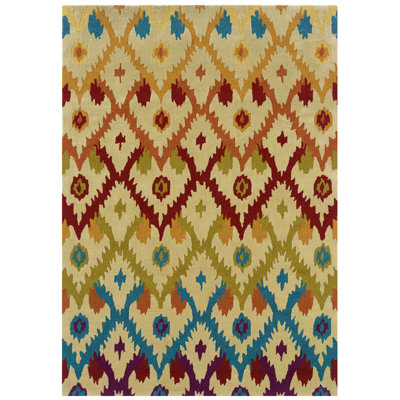 Mehcad Ikat Indoor Rug