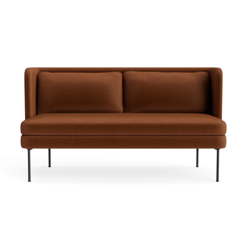Canapé Bloke 60 po, Velours cuivre