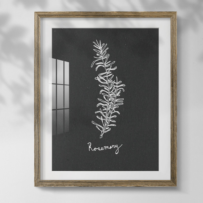«Sandstone Engraving I», reproduction encadrée, Blanc, Papier avec cadre noyer