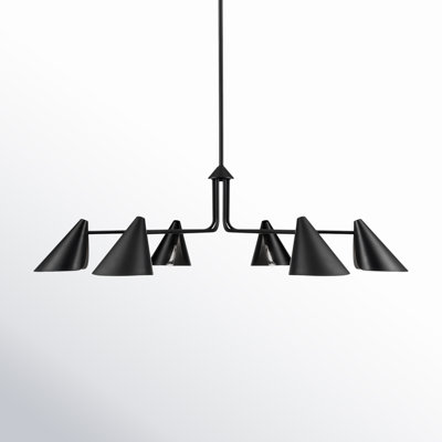 Ishida 6 - Light 41" Wide Chandelier