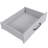 Kitchen Island With Trash Can Holder, Drop Leaf, Spice Rack, Towel Adjustable Shelf, Grey Finish Luxury Featuring Bar, Shelves,-769537413