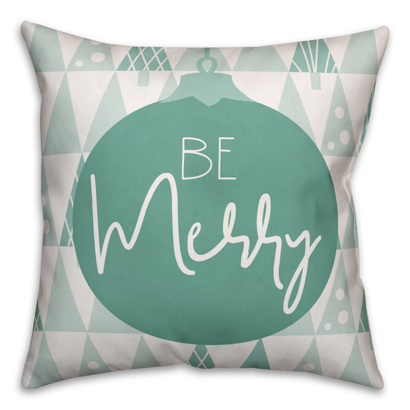 Geometric Reversible Throw Pillow
