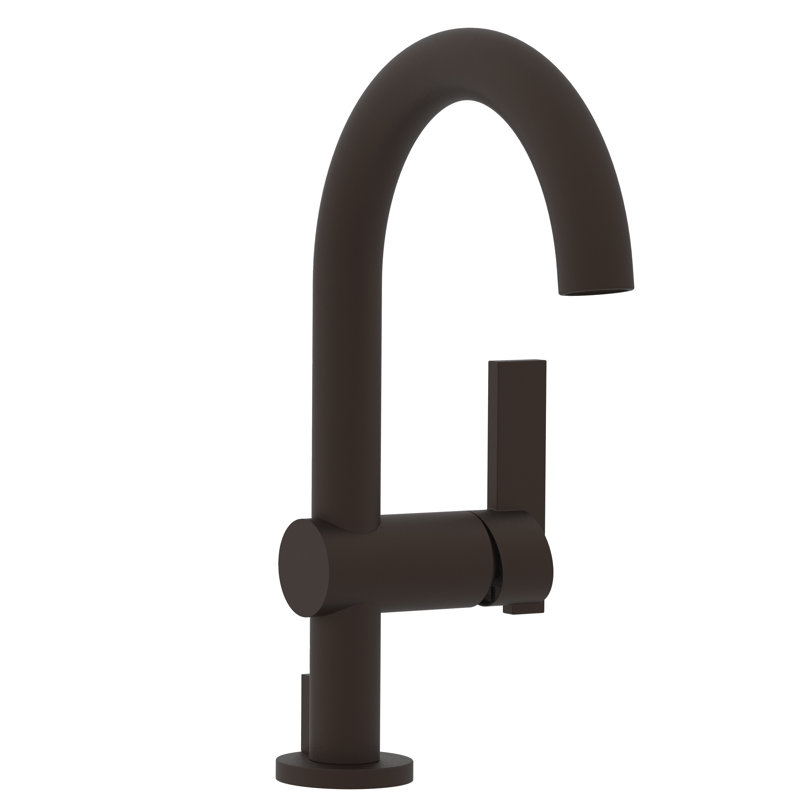 Priya Single Hole Bathroom Faucet with Drain Assembly, Oil Rubbed Bronze