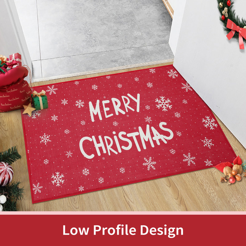 Paillasson Christmas, L 17 po x L 29 po