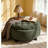 Round Storage Ottoman with Removable Tray and Tufted Design-1806564309