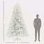 Arbre de Noël artificiel de 9 pi de hauteur, arbre de Noël non éclairé avec 2132 pointes de branches, ouverture automatique, base en acier, décoration des Fêtes pour le bureau personnel-118034235-118034236