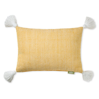 TOWN & COUNTRY TERRA Alara Ribbed Texture Indoor Outdoor Decorative Pillow 20"x20" 