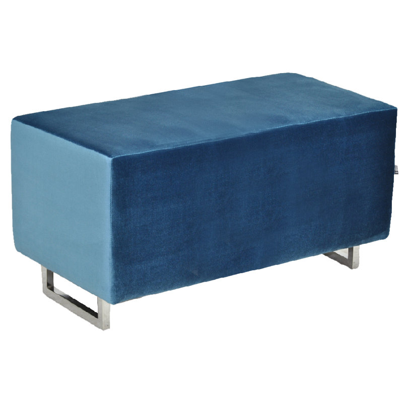 Pepi Upholstered Bench, Blue