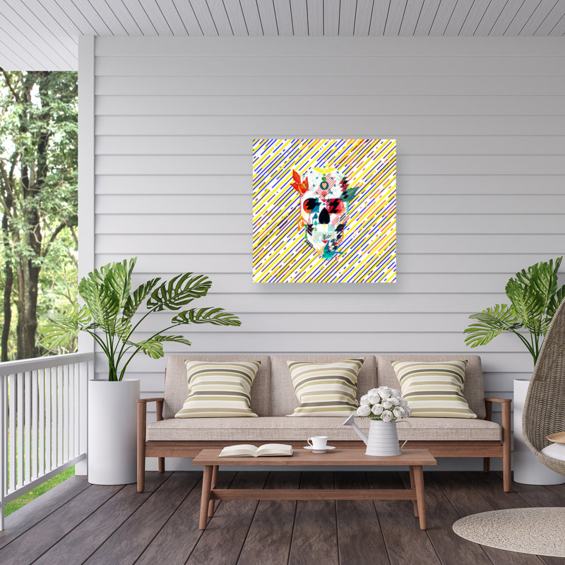 Toile d'extérieur Ali Gulec El Nuovo, H 14 po x l 14 po