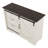 Drawer Dresser, Bar Chest, Dining Sideboard, Storage Cabinet with Silent Sliding Doors and Three Drawers, Space Saving, Suitable for Dining Room, Living Room, Bedroom, etc.-2118657564