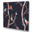 «Fall Trees with Red Birds On Black», reproduction d'art sur toile traditionnelle-66811798-66811805