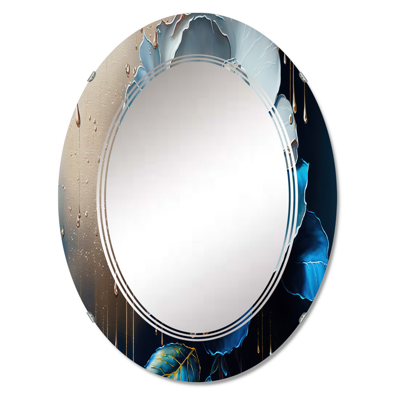 Miroir mural Palmo Vibrant Camellia, 30 po x 20 po