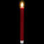 Ensemble de 2 bougies de Noël DEL sans flamme effilées en nid d'abeille - 9,5 po - rouge-115320007