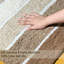 Ensemble de 2 tapis de bain à rayures antidérapants 100% coton Cervantes-624225533-604036027