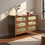Armoire à tiroirs moderne et multifonctionnelle en bois massif