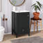 Meuble-lavabo de 20 po avec lavabo, meuble-lavabo en bois massif avec tiroir, support de rangement et porte à fermeture douce-319692132