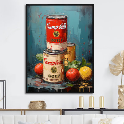 Pop Art, impression sur toile Pop Art Soup, Popart Soup Sensation