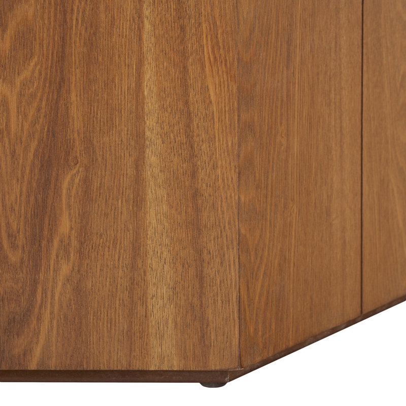Flodie Single Coffee Table, Walnut/Black