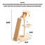 Multi-Functional Inclined Ladder Cat Tree
