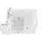 Therapeutic Tubs 29 in. x 53 in. Left Drain Wheelchair Access Walk-In Whirlpool Tub with Powered Fast Drain in White-4631138