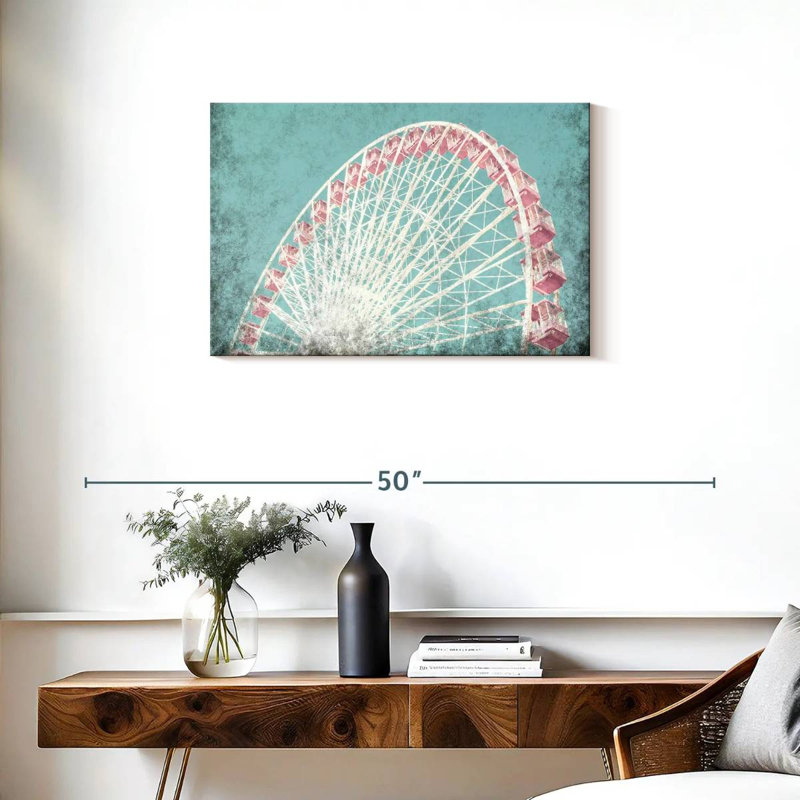 Grande roue corail Kerner, H 20 po x l 30 po