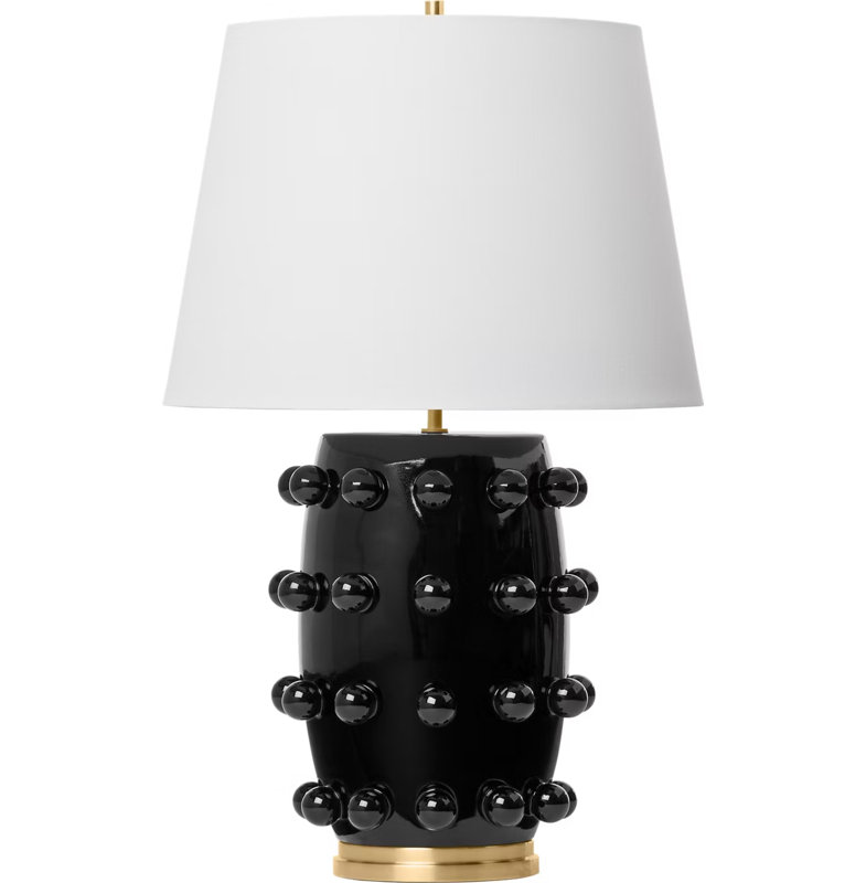 Kelly Wearstler Linden Medium Lamp, Black
