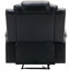 Fauteuil inclinable manuel de cinéma en cuir PU avec lumières DEL-211232641