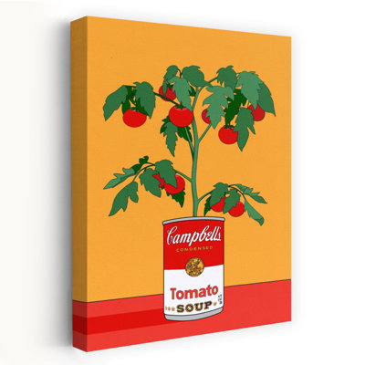 Art contemporain rétro, plante rétro