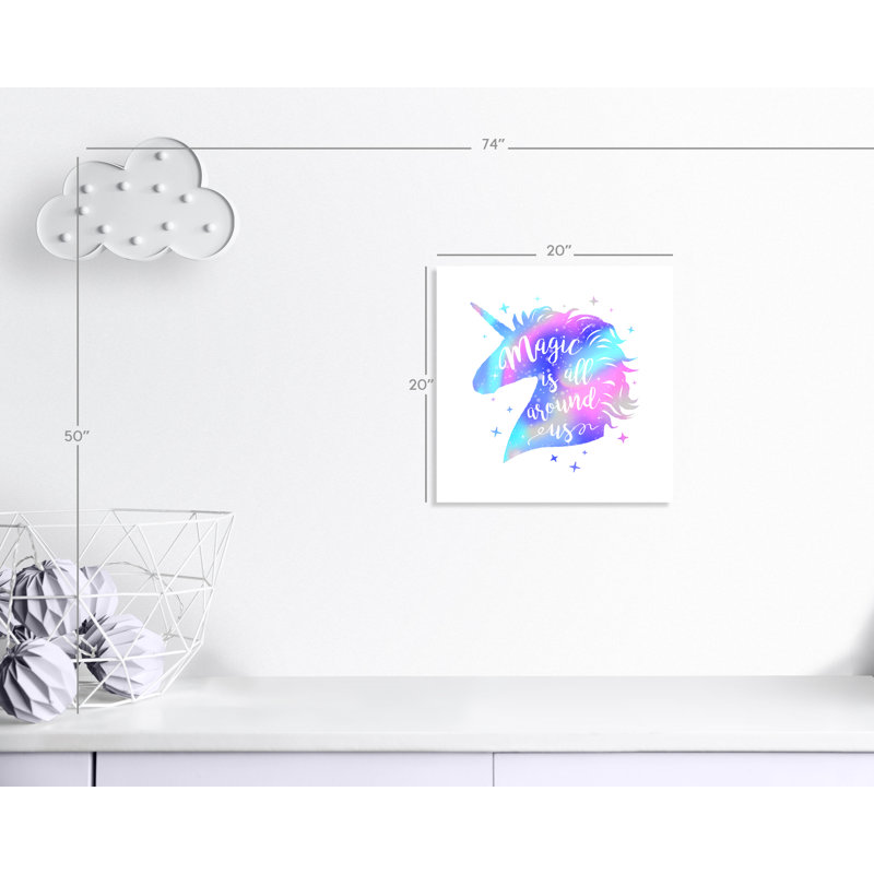 «Magic Is All Around Us», impression sur papier, H 20 po x l 20 po x P 1 po, Papier