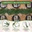 in. Lighted Fresh Faux Artificial Garland-1452821444