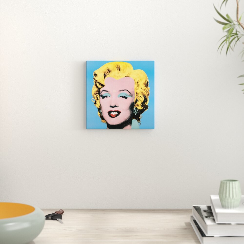 Paneel „Shot Blue Marilyn, 1964“ von Warhol, Grafikdruck