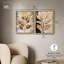 Ensemble de 2 décorations sur toile Golden Glam Luxe par Art Remedy, cadre doré, 20 x 24-1024024047-1024023957