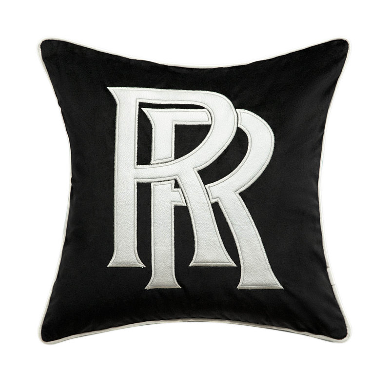 Square Black Velvet Pillow Cover