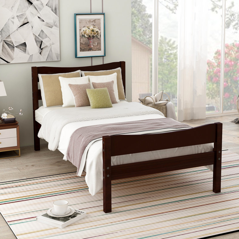 Hergen Slat Bed, Espresso
