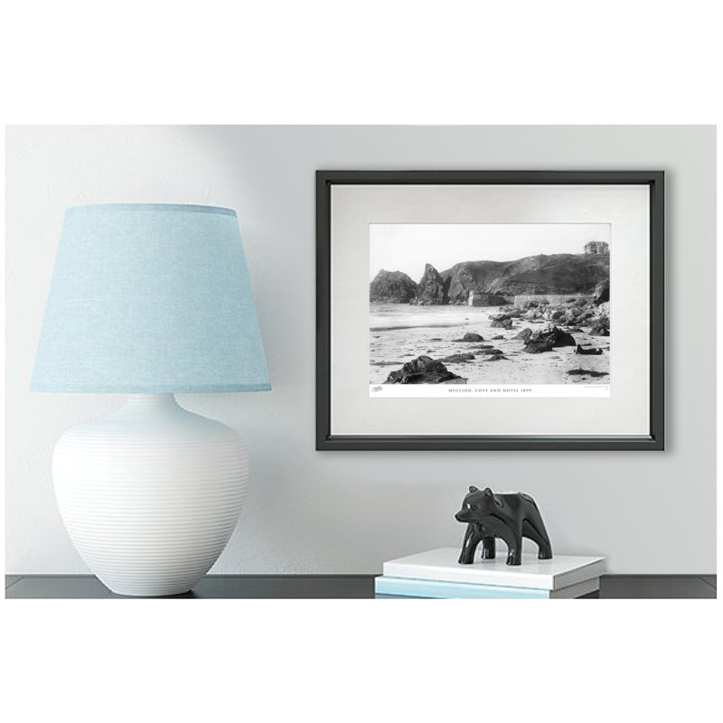 Mullion, Cove And Hotel 1899 - Single Picture Frame Print, 45cm H x 60cm W x 2.3cm D
