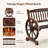 Rustic Wagon-Inspired Solid Wood Patio Bench