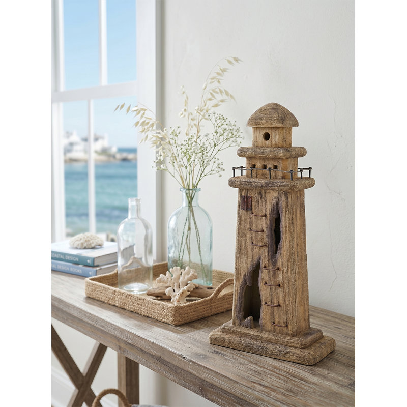 6.5x3x12" Lighthouse Decor