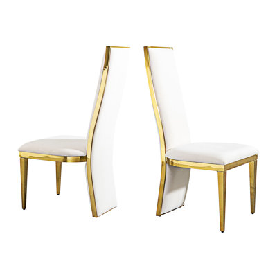 Ensemble de 2 chaises de salle à manger rembourrées