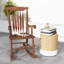Chaise berçante d'extérieur en bois-579265081