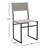 Rowayda 18'' H Leather Upholstered Metal Armchair-846916024