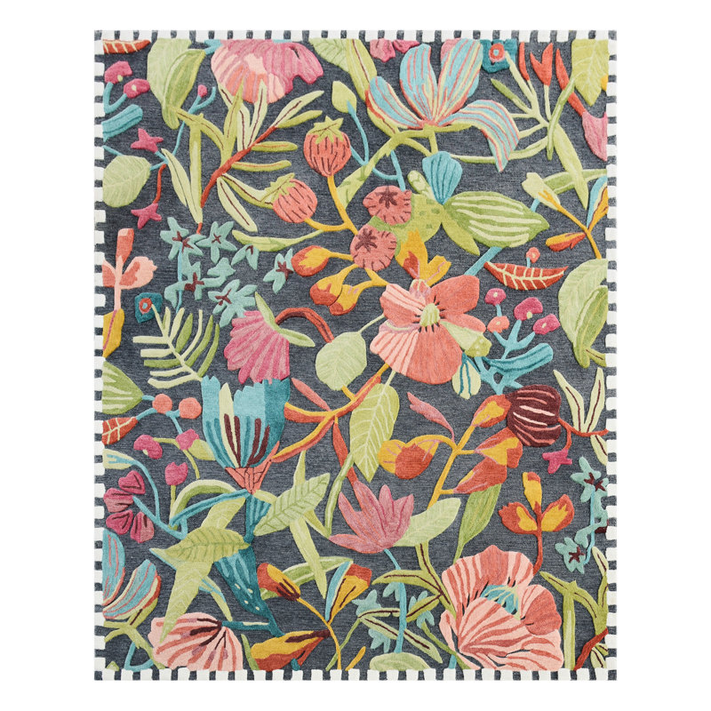 Rousseau's Forest Rug, Rectangle 8' x 10'