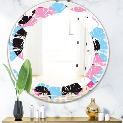 Miroir mural Leaves Abstract I