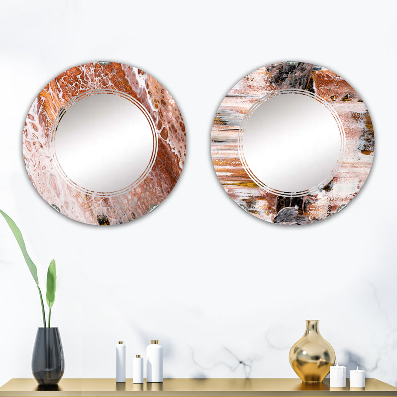 Ensemble de 2 miroirs sans cadre