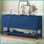 Table basse moderne en panneau de fibres à densité moyenne pour vestibule, rangement spacieux Assemblage facile - Décoration de salon élégante-708630095