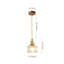 1 - Light Brass Pendant