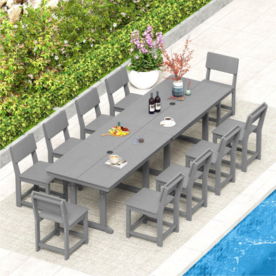 Ensemble repas 12 pièces pour patio